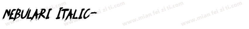 nebulari Italic字体转换